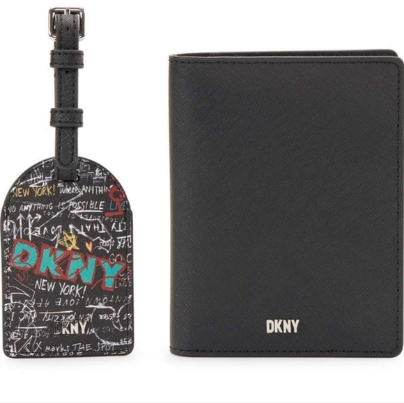 Dkny Accessories Nwt Dkny Travel Set Passport Luggage Tag Poshmark